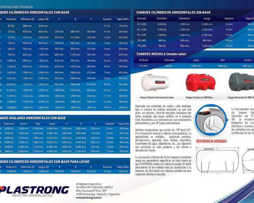 Tanque Horizontal Plastrong 10000 Lts Nuevo Polietileno