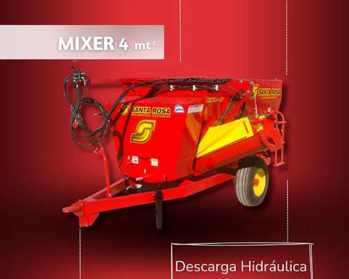 Mixer Santa Rosa de 4 MTS3 en UN Eje