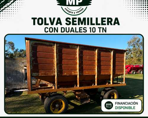 Tolva Semillera con Duales 10 TN