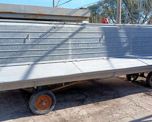Comedero Móvil 6mts Chapa Galvanizada