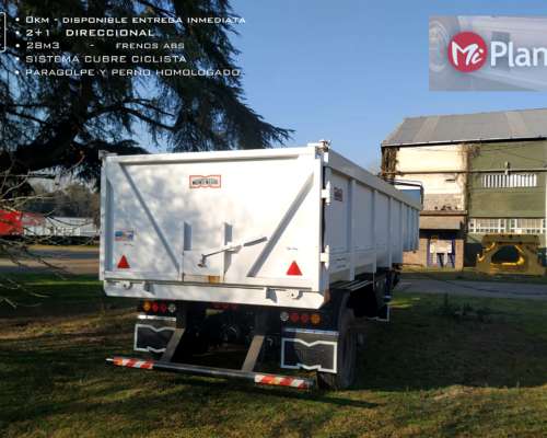 Semirremolque Batea Vuelco Trasero Montenegro