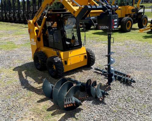 Minicargadora con Hoyadora 50hp Sinomach 255fa