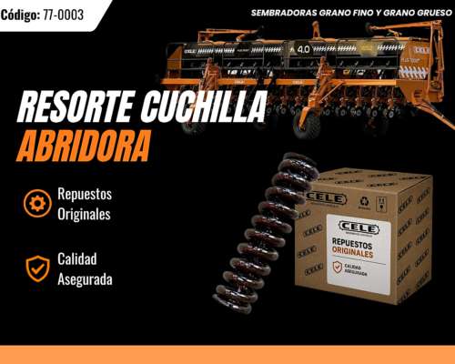 Resorte de Cuchilla Abridora