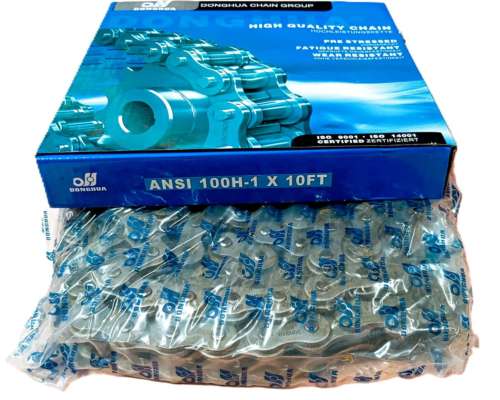 Cadena a Rodillos ASA 100h Simple Reforzada Marca Donghua