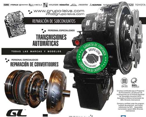 Transmisiones Automaticas e Hidrostáticas Equipos Viales