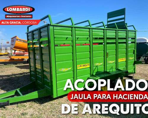 Acoplado de Arequito Jaula para Hacienda
