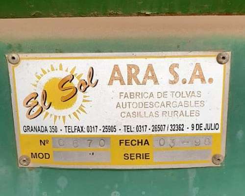 El SOL de 12 TN. año 1998.