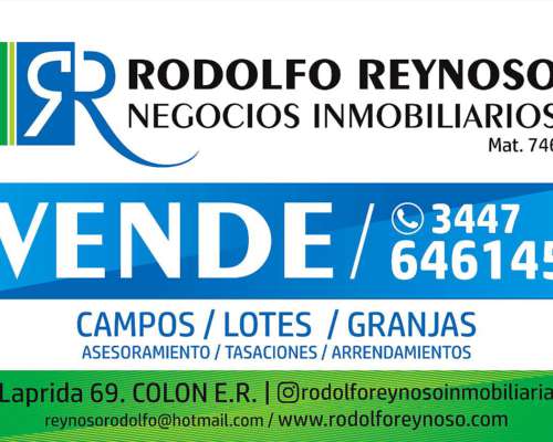 Campo de 30 HA. Sobre Ruta Prov. 39 (entre Ríos)