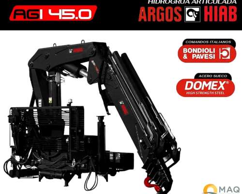 Hidrogrua Argos Hiab AGI45 -22.500kg a PIE - Valor Anticipo