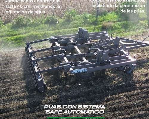 Subsolador - Descompactador de Suelo -