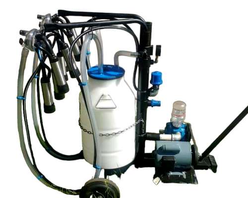 Maquina de Ordeño Portatil de UNA y Dos Bajadas