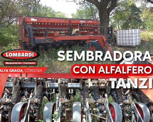 Sembradora Tanzi 4300 con Alfalfero Disponible Entrega