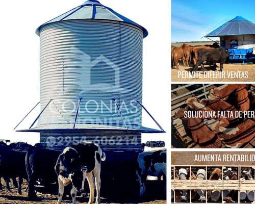 Nuevo Silo Comedero Base de Fibra - Colonias Menonitas