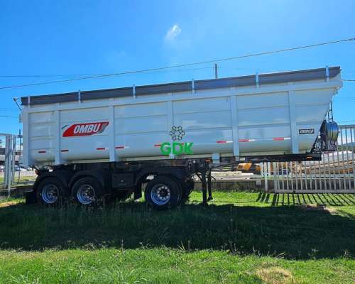 Batea Volcadora Trasera 3 Ejes 46 M3. Ombu