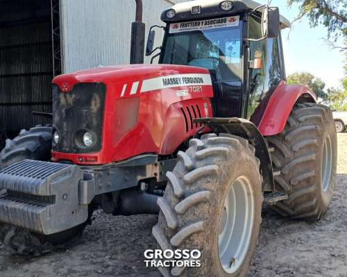Tractor Massey Ferguson 7021, año 2016