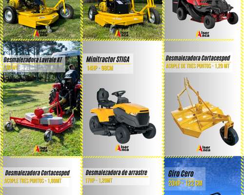 Tractor Corta Cesped Castel Garden 6 HP con Bolsa Recolector