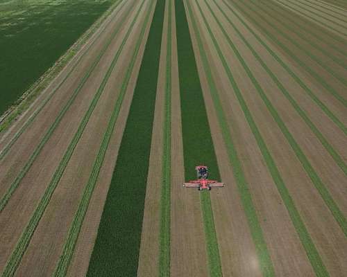 Segadora Acondicionadora con Agrupador Kuhn 13.40 Mts