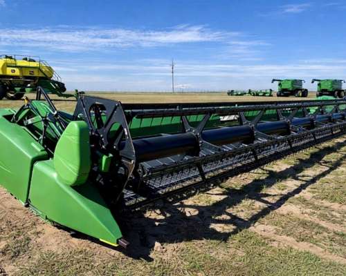 Cabezal Draper 2014 John Deere 635fd con Sinfín – 35 Pies