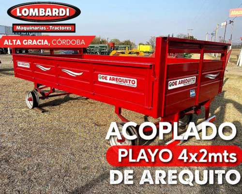 Acoplado Playo 4x2mts para 4tn - Disponible