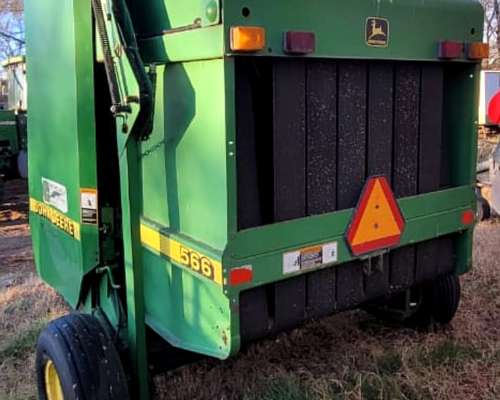 John Deere 566 Reparada. Correas Nuevas con 3500 Rollos.