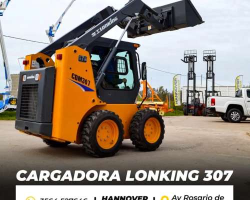 Minicargadora Lonking 307 (motor 50 HP) Cabina Cerrada A/A