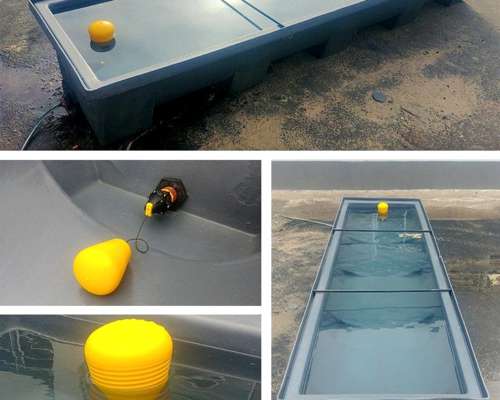 Bebedero-comedero Rectangular 900lts/largo 3.20m