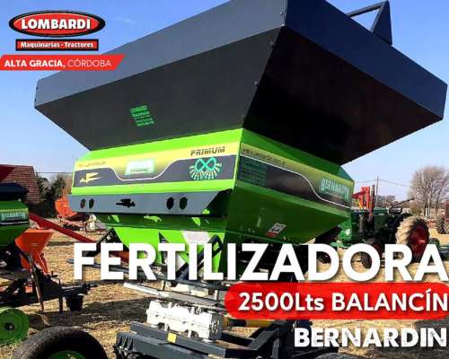 Fertilizadora Nueva de 2500lts Balancín - Disponible