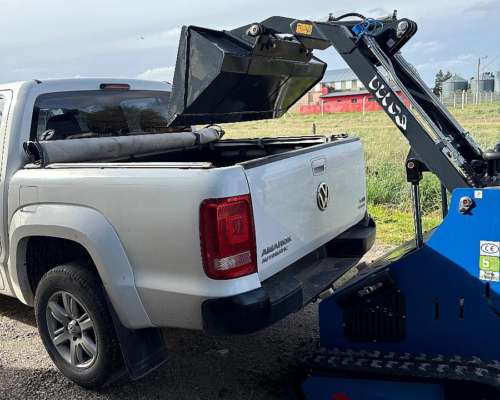 Mini Pala Orugas de Goma Todo Terreno Compacta