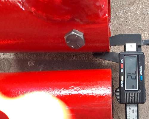 Levanta Rollos 3 Puntos con Puas Desarmables