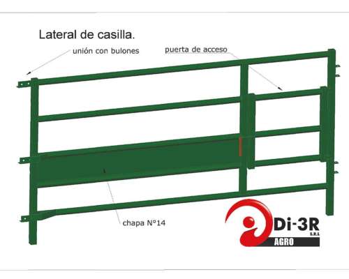 Manga para Ganadería, Robusta, Simple y Totalmente Modular.