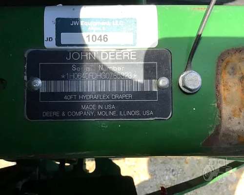 Plataforma Draper John Deere 640fd 40 Pies. Importamos.