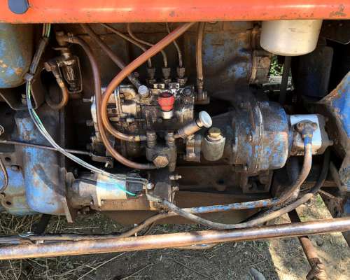 Tractor Fiat 600e con Desmalezadora de Arrastre 1,5mts