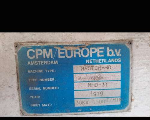 Peletizadora 1500 Kg/h (restaurada a Nuevo) Cpm/europe