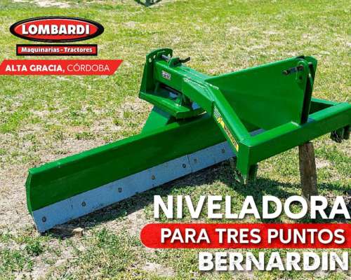 Niveladora Bernardin para Tres Puntos Disponible