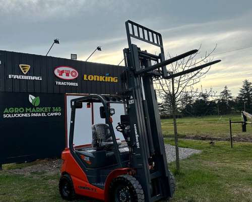 ✅ en Stock – Lg25dt–l Autoelevador Diesel Lonking X