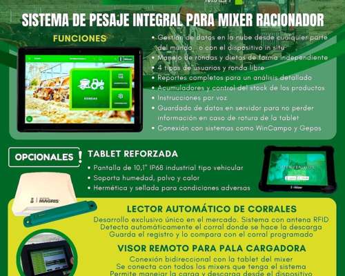 Spi Mixer: Sistema de Pesaje Integral para Mixer Racionador