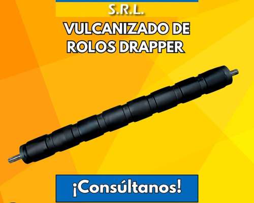 Vulcanizado de Rolos Draper Envíos a Todo el País