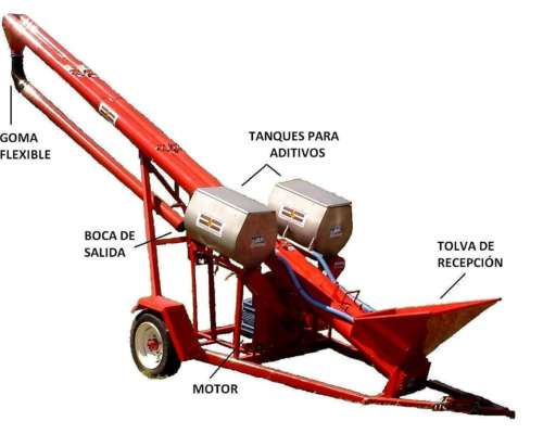 Máquina Tratadora de Semillas Mts 6.000 Kg/hs
