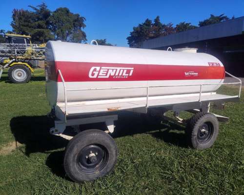 Tanque Gentili 3000 Lts- con Bomba y Pico- Cubiertas