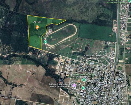 Campo Pegando al Hipódromo ORO Verde
