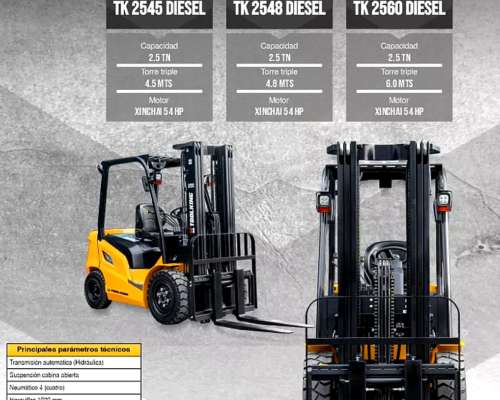 Autoelevadores Toolking - Nuevos 0 KM. / Diesel o Electricos