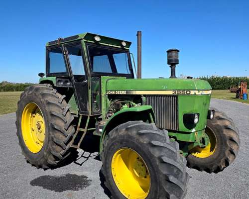 Tractor John Deere 3550 año 1990 4X4 con Doble Embrague