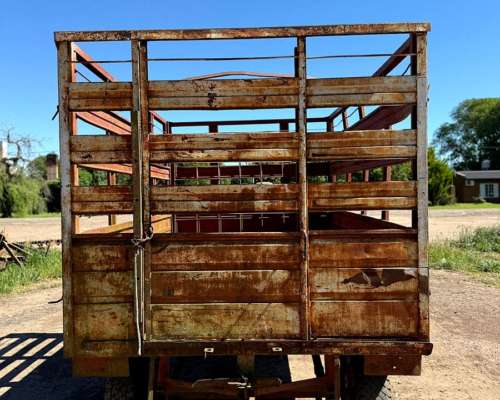 Acoplado Jaula Ferrario de 4X2 Metalico con Puerta Trasera