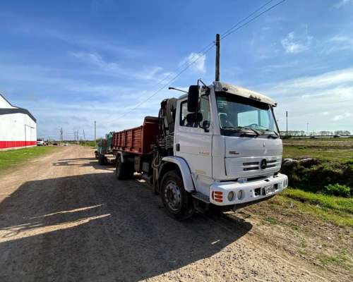 Mercedes Benz 1720 Volcadora + Hidrogrua