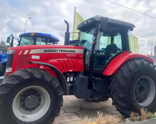 Tractor, Massey Ferguson 7217, año 2018, 4500 Hs Impecable