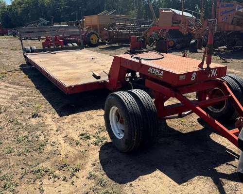 Trailer Transportador Hidráulico Acepla para 8 TN con Duales