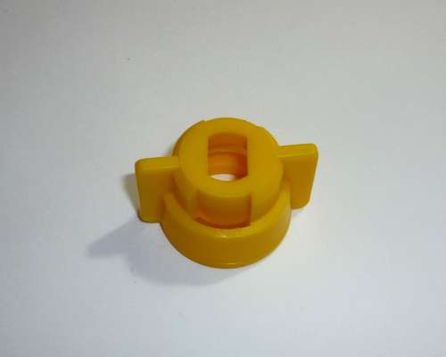 Tapa 1/4 Vuelta Abanico Plano Amarilla