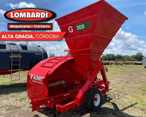 Embolsadora de Granos Marca Aumec Levanta Bolsa con Aparejo