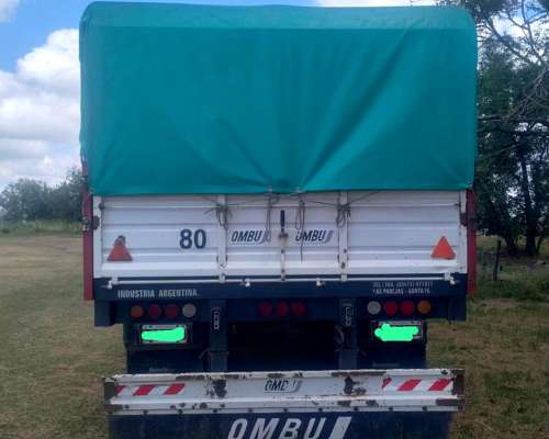 Acoplado Ombú 3 Ejes Baranda Volcable 9,30 Mts, Modelo 2012