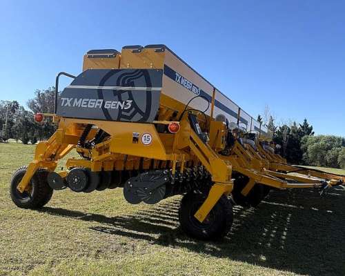 Tx Mega GEN3 24/42 Amarillo Sembradora para Granos Gruesos